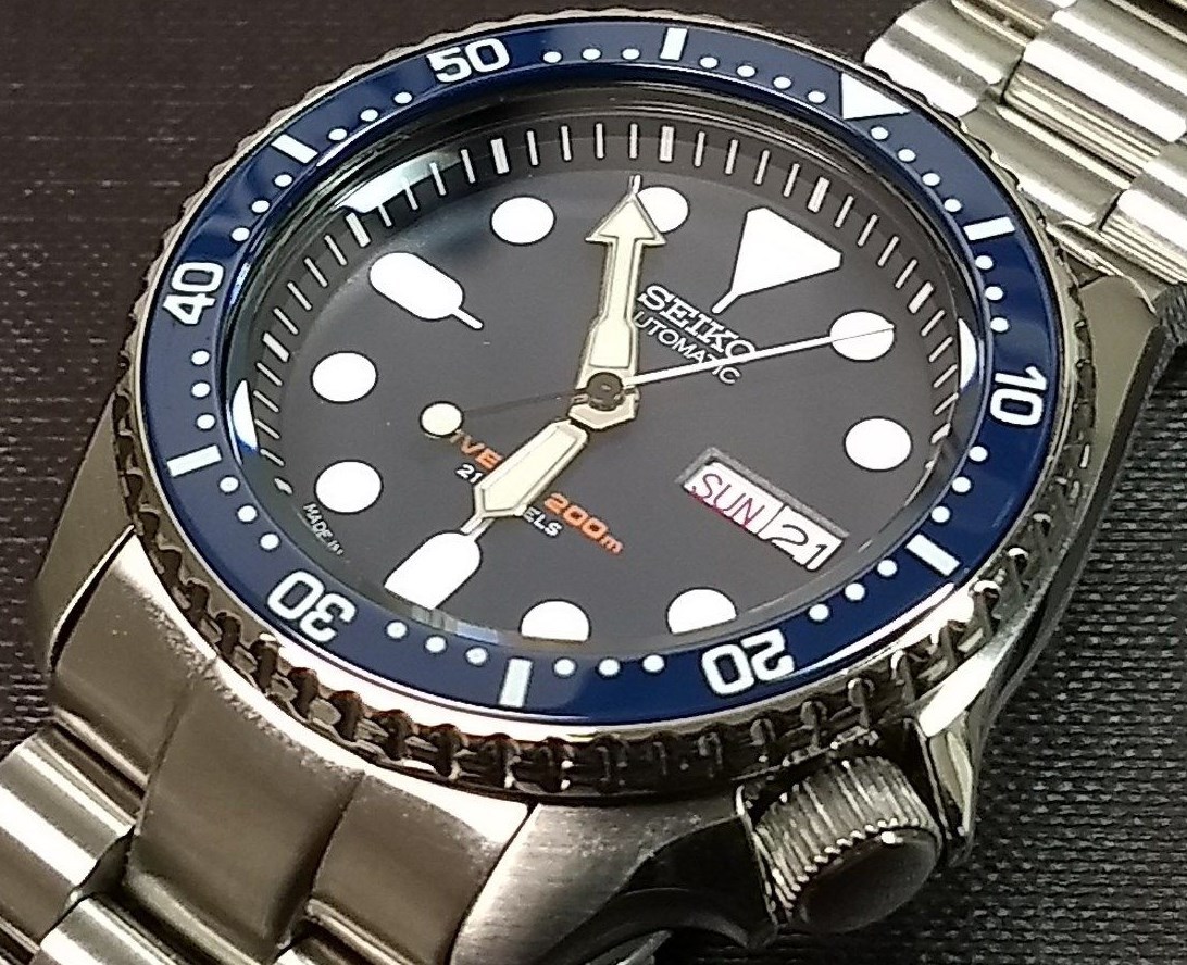 seiko skx007 blue